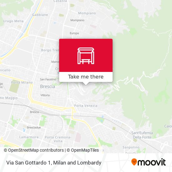 Via San Gottardo 1 map