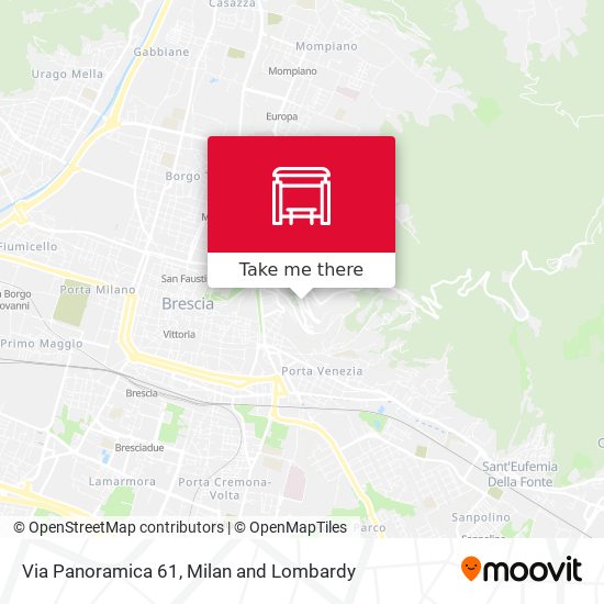 Via Panoramica 61 map