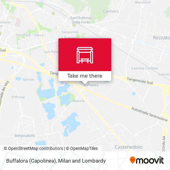 Buffalora (Capolinea) map