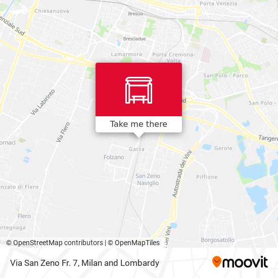 Via San Zeno Fr. 7 map