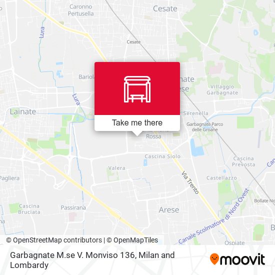 Garbagnate M.se V. Monviso 136 map