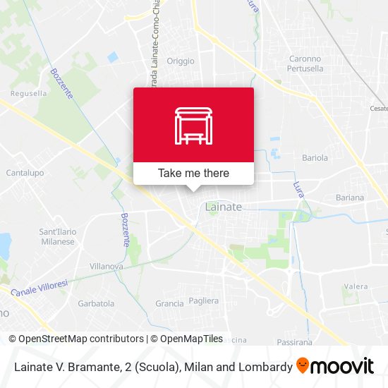 Lainate V. Bramante, 2 (Scuola) map