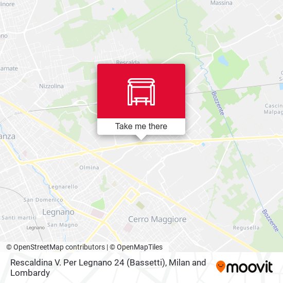 Rescaldina V. Per Legnano 24 (Bassetti) map