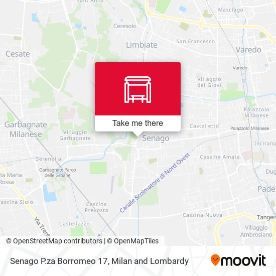Senago P.za Borromeo 17 map