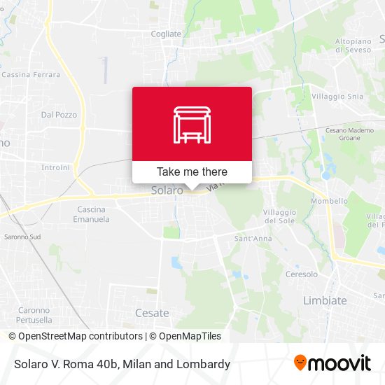 Solaro V. Roma 40b map