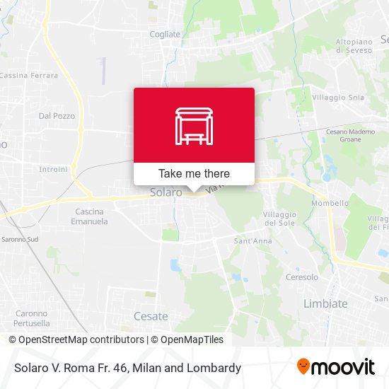 Solaro V. Roma Fr. 46 map