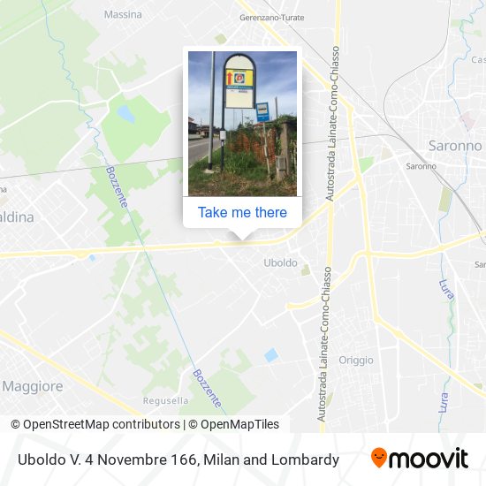 Uboldo V. 4 Novembre 166 map