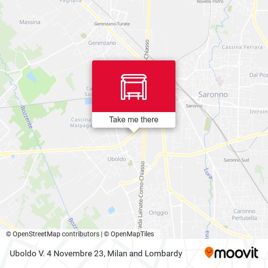 Uboldo V. 4 Novembre 23 map