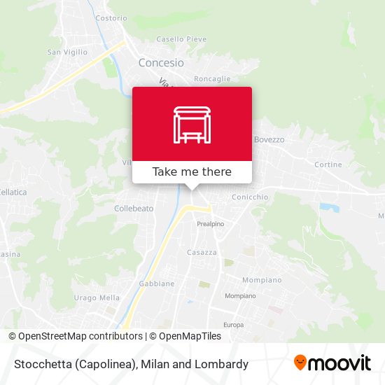 Stocchetta (Capolinea) map