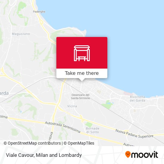 Viale Cavour map
