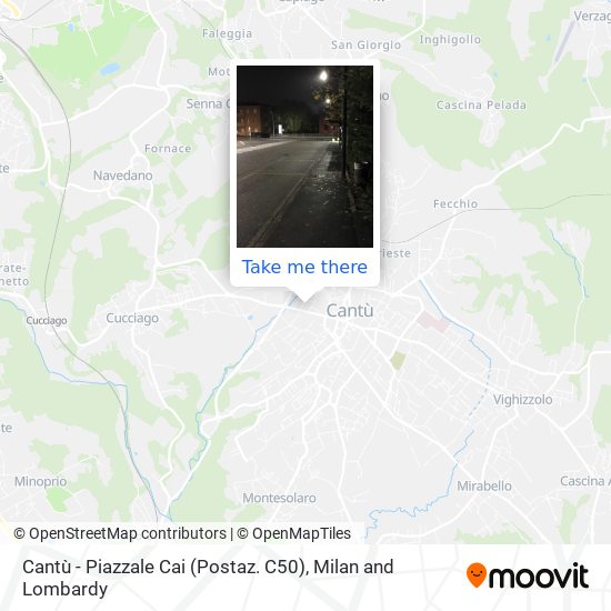 Cantù - Piazzale Cai (Postaz. C50) map