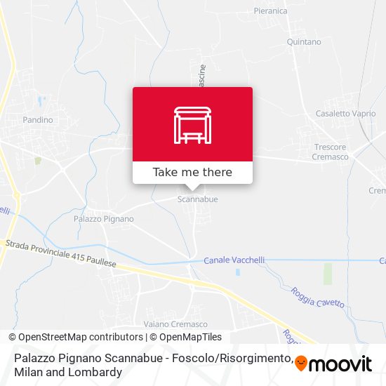 Palazzo Pignano Scannabue - Foscolo / Risorgimento map