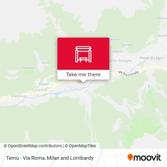 Temù - Via Roma map