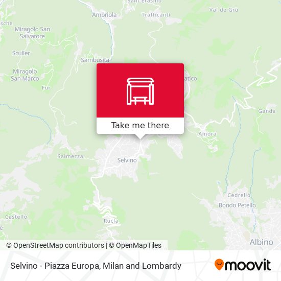 Selvino - Piazza Europa map