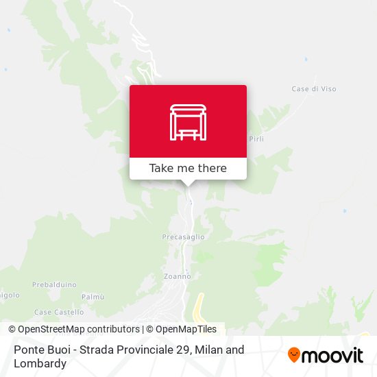 Ponte Buoi - Strada Provinciale 29 map