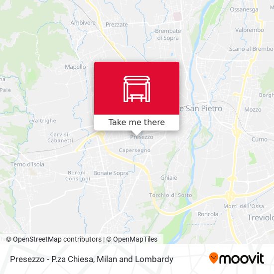 Presezzo - P.za Chiesa map