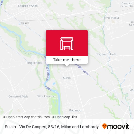 Suisio - Via De Gasperi, 85/16 map