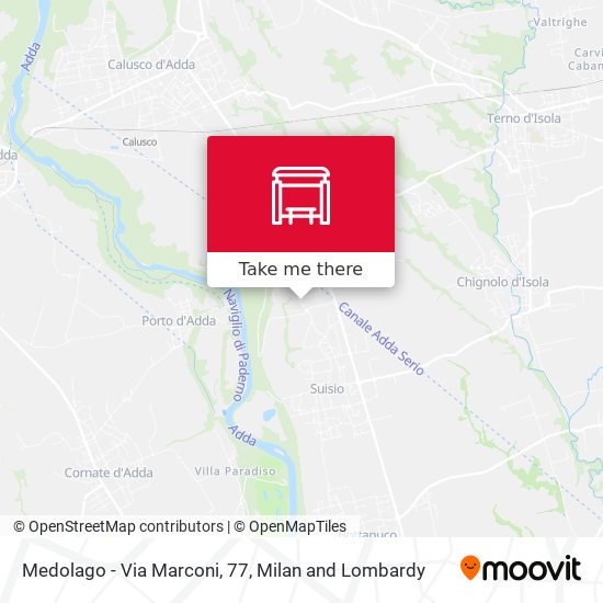 Medolago - Via Marconi, 77 map