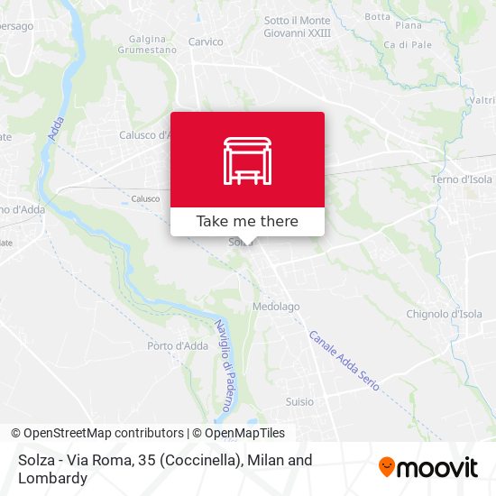 Solza - Via Roma, 35 (Coccinella) map