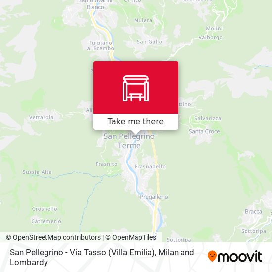 San Pellegrino - Via Tasso (Villa Emilia) map