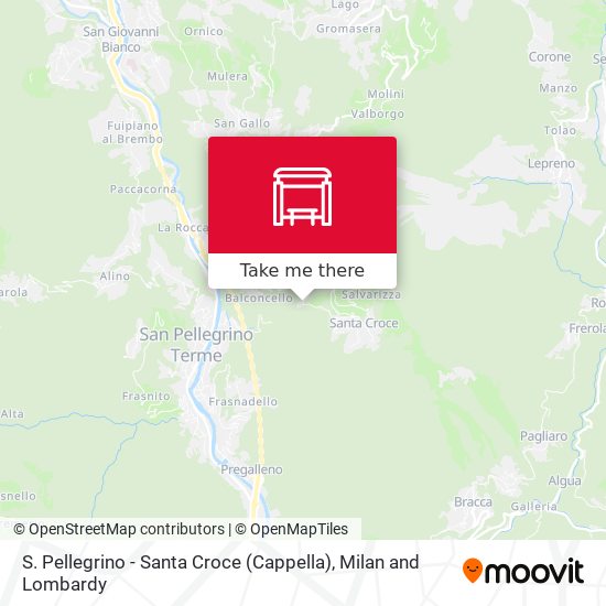 S. Pellegrino - Santa Croce (Cappella) map