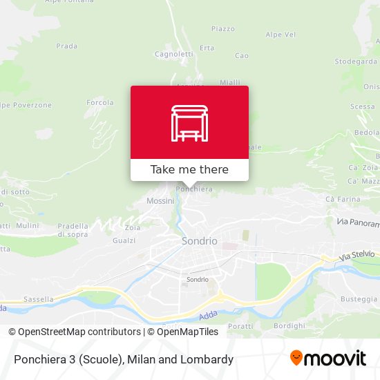 Ponchiera 3 (Scuole) map