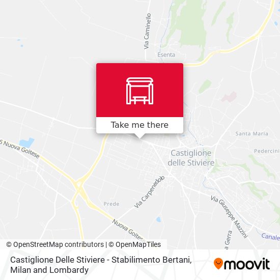 Castiglione Delle Stiviere - Stabilimento Bertani map