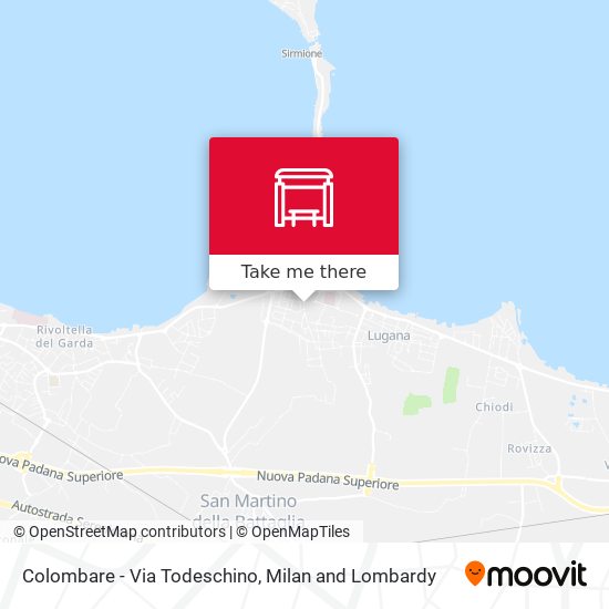 Colombare - Via Todeschino map