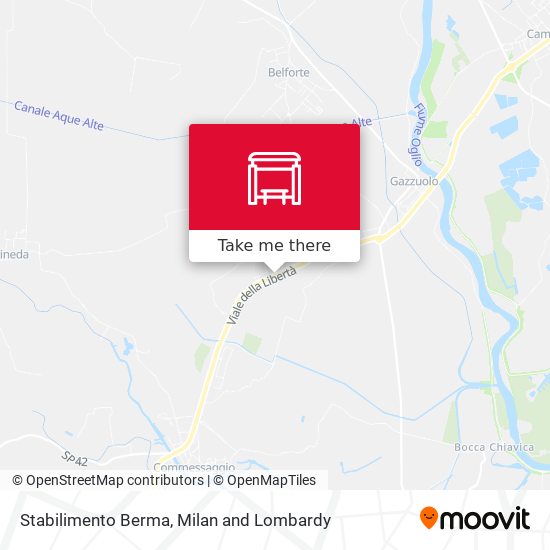 Stabilimento Berma map