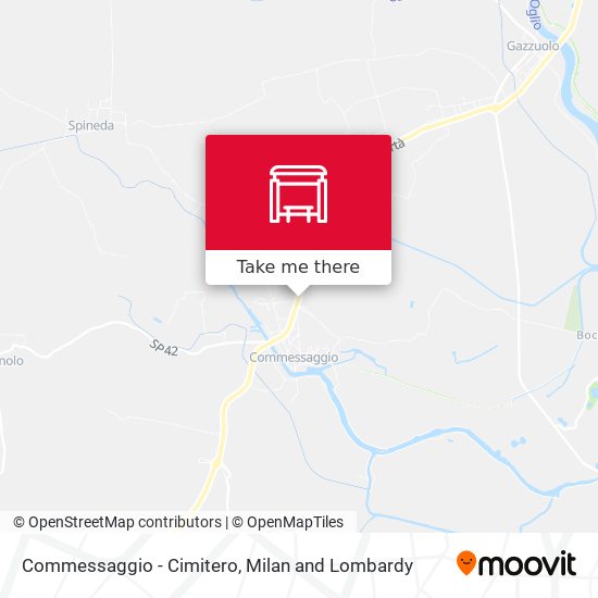 Commessaggio - Cimitero map