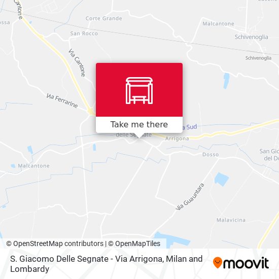 S. Giacomo Delle Segnate - Via Arrigona map