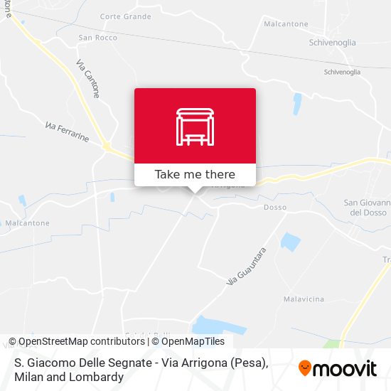 S. Giacomo Delle Segnate - Via Arrigona (Pesa) map