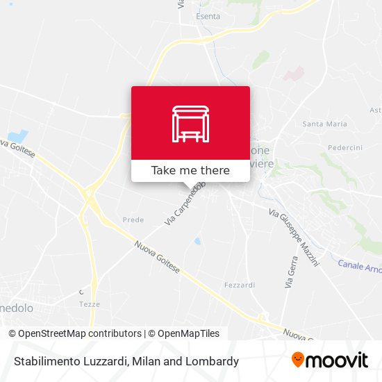 Stabilimento Luzzardi map
