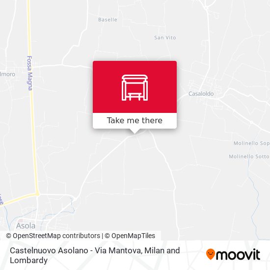 Castelnuovo Asolano - Via Mantova map