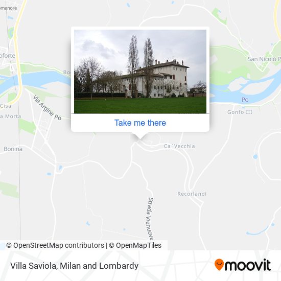 Villa Saviola map