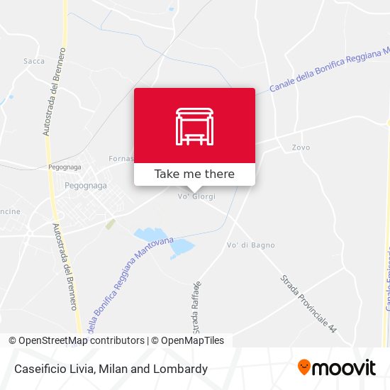 Caseificio Livia map