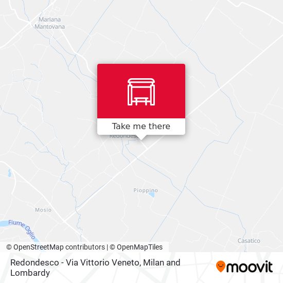 Redondesco - Via Vittorio Veneto map