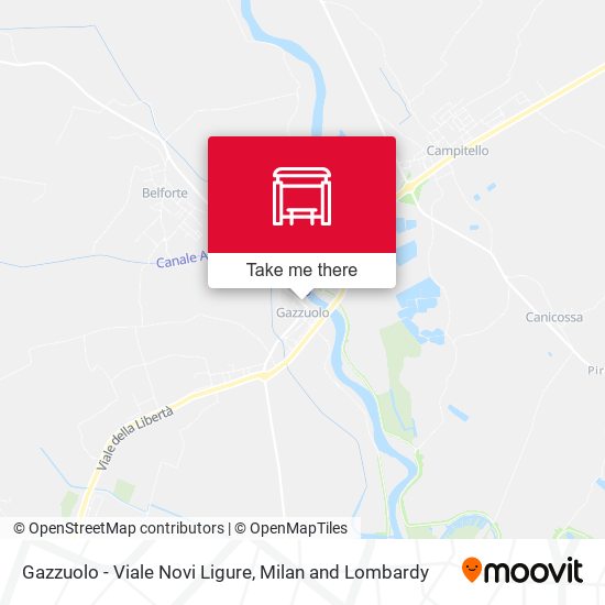 Gazzuolo - Viale Novi Ligure map