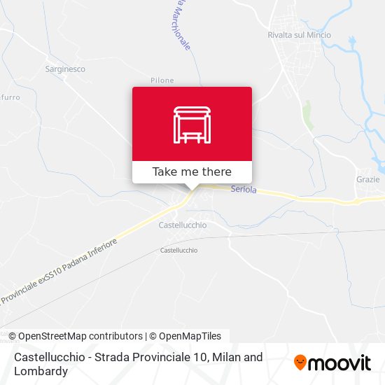 Castellucchio - Strada Provinciale 10 map