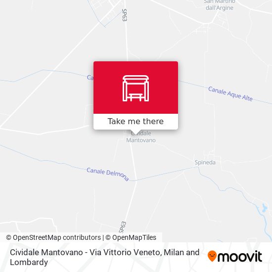 Cividale Mantovano - Via Vittorio Veneto map