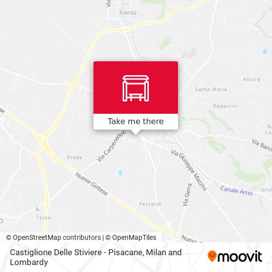 Castiglione Delle Stiviere - Pisacane map