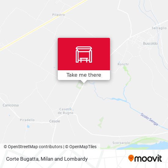 Corte Bugatta map