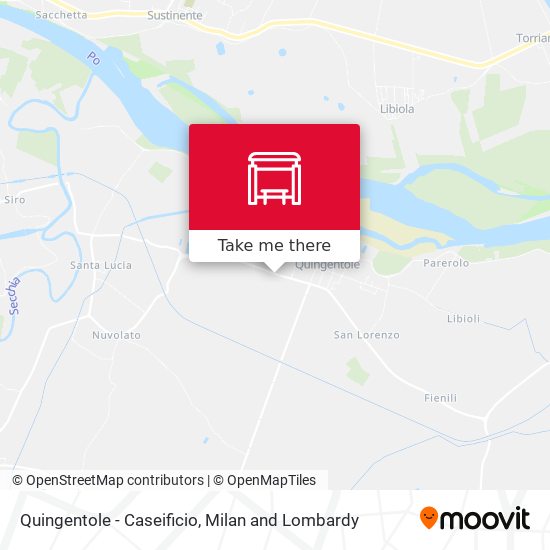 Quingentole - Caseificio map