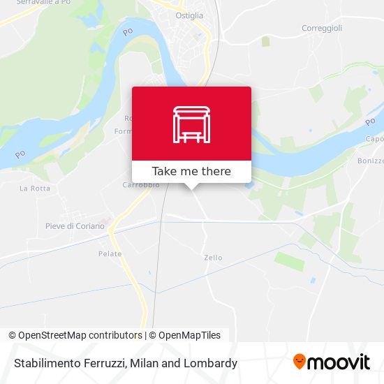 Stabilimento Ferruzzi map