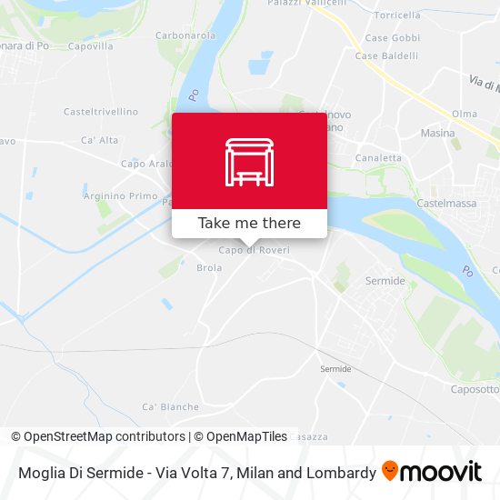 Moglia Di Sermide - Via Volta 7 map