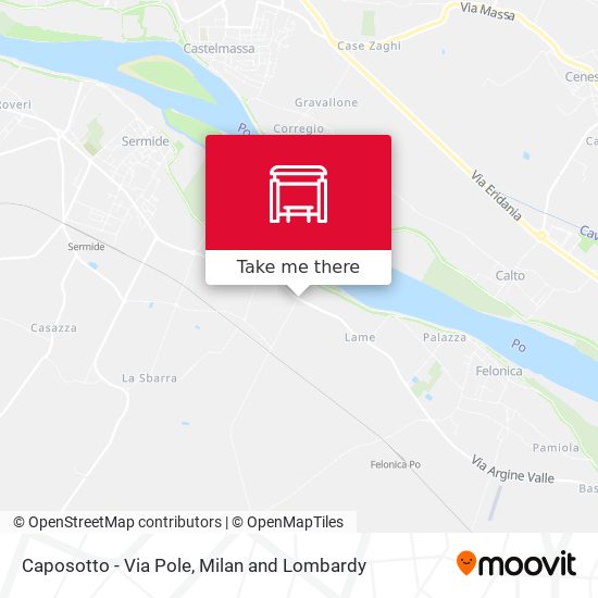 Caposotto - Via Pole map