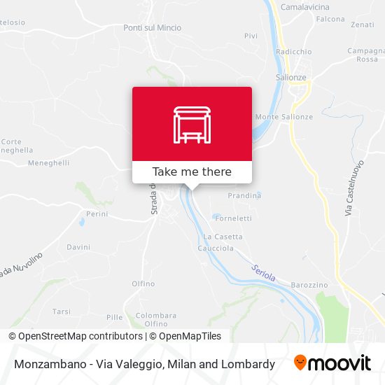 Monzambano - Via Valeggio map