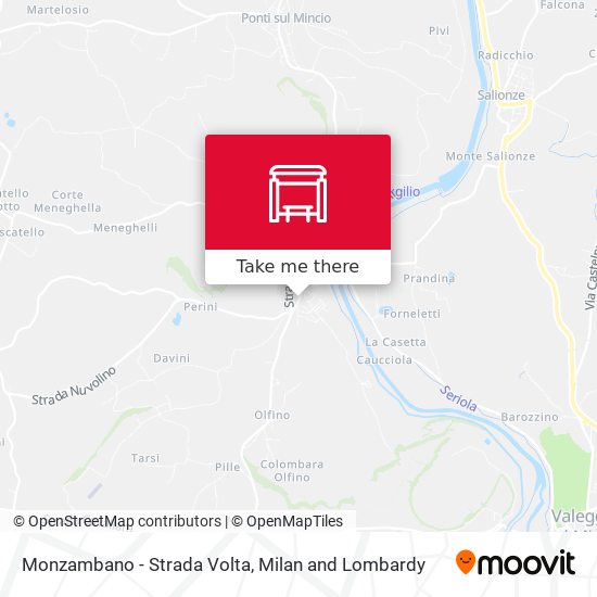 Monzambano - Strada Volta map