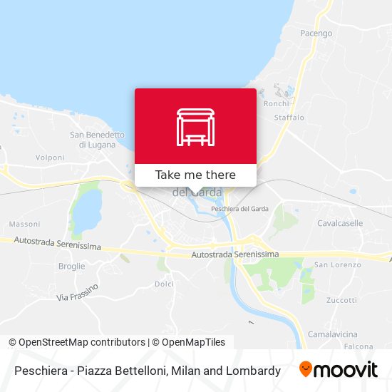 Peschiera - Piazza Bettelloni map