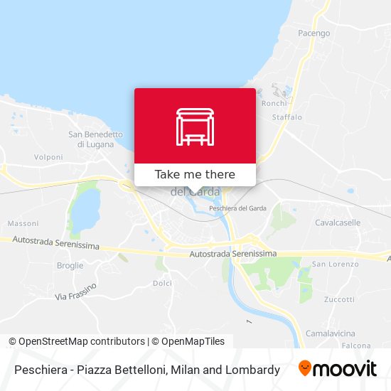 Peschiera - Piazza Bettelloni map